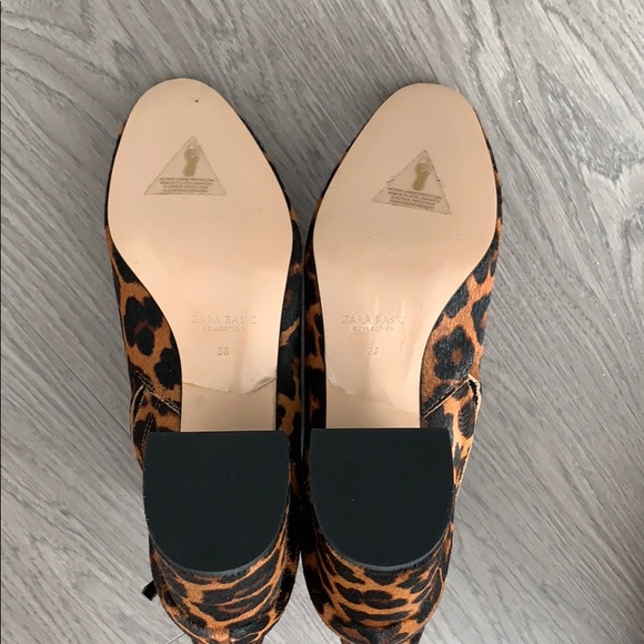 NEVER WORN - Zara Leopard Ankle Booties - Picture 3 of 6